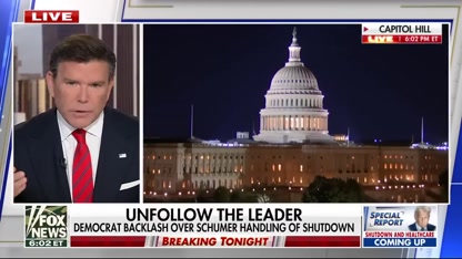 Dems 'IMPLODE' after shutdown loss, turning fire on Chuck Schumer