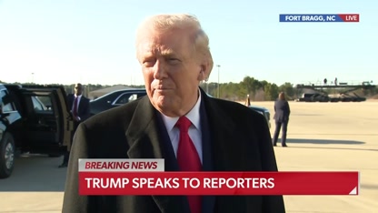 BREAKING: Trump says 'Iran does a lot of talking, and no action'