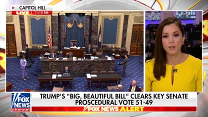 Trump's 'big, beautiful bill' moves past key Senate procedural vote
