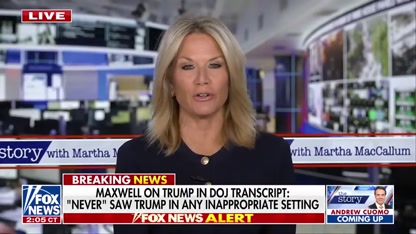 Maxwell answers if she ever saw Trump get a massage, DOJ transcript reveals