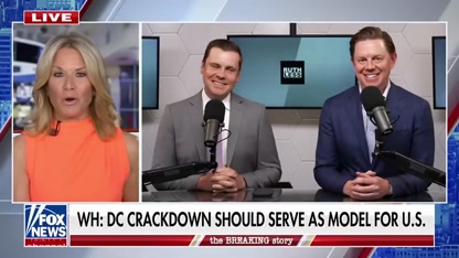 ‘STICKING HIS NECK OUT’: 'Ruthless' host applauds Trump for taking charge of crime in DC