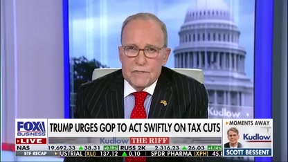 Larry Kudlow: Keep taxes low and revenues will stay high