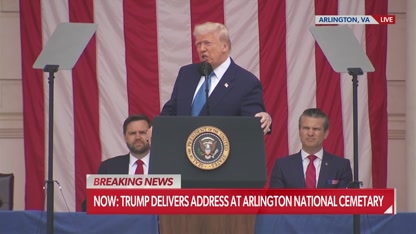 President Trump: We gather to honor incredible service members