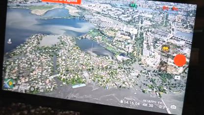Some Drone views - The River coastal areas of Kherson continue to be Flooded - Beginning to Recede
