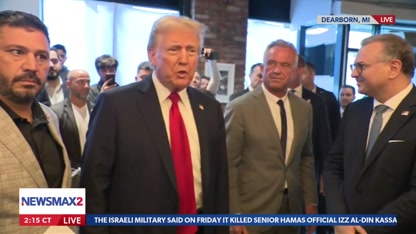 Trump in Dearborn, Michigan: We have to get wars in Gaza and Lebanon over with