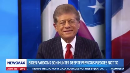 Judge Napolitano: Hunter pardon 'may actually hurt Joe Biden'