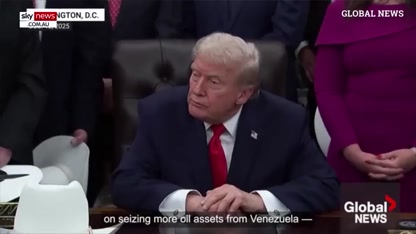 Donald Trump's threat to Venezuela after being pressed on oil tanker seizure