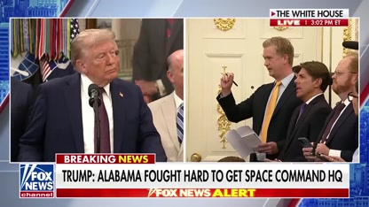 Trump asked about his death rumors