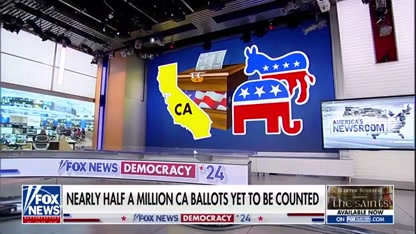 500K ballots still to be counted in California: 'What are they doing?'