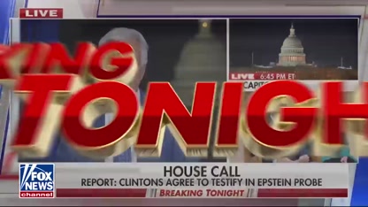 BREAKING: Clintons to face House questions in Epstein probe after contempt threat issued