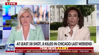 'SHOULD BE ASHAMED!': Pirro sends fiery message to Dems