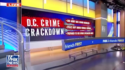 COMPLETELY OUT OF TOUCH': Dems face blowback after opposing Trump's DC crime crackdown