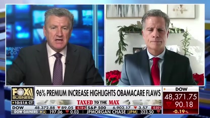 'TOTALLY UNACCEPTABLE': GOP Lawmaker SLAMS 3-year extension of healthcare subisidies