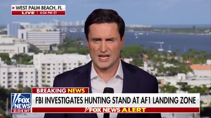 NEW: FBI investigating elevated hunting stand at Air Force One landing zone