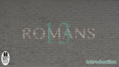 Romans 13:: Introduction (Verses 1-7) Sermon Audio