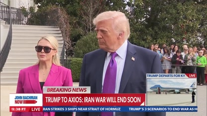 TRUMP: Our military is hitting Iran very hard